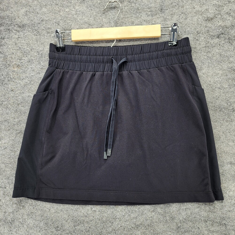 Athleta Skort Womens XS Lined Pull On Drawstring Black